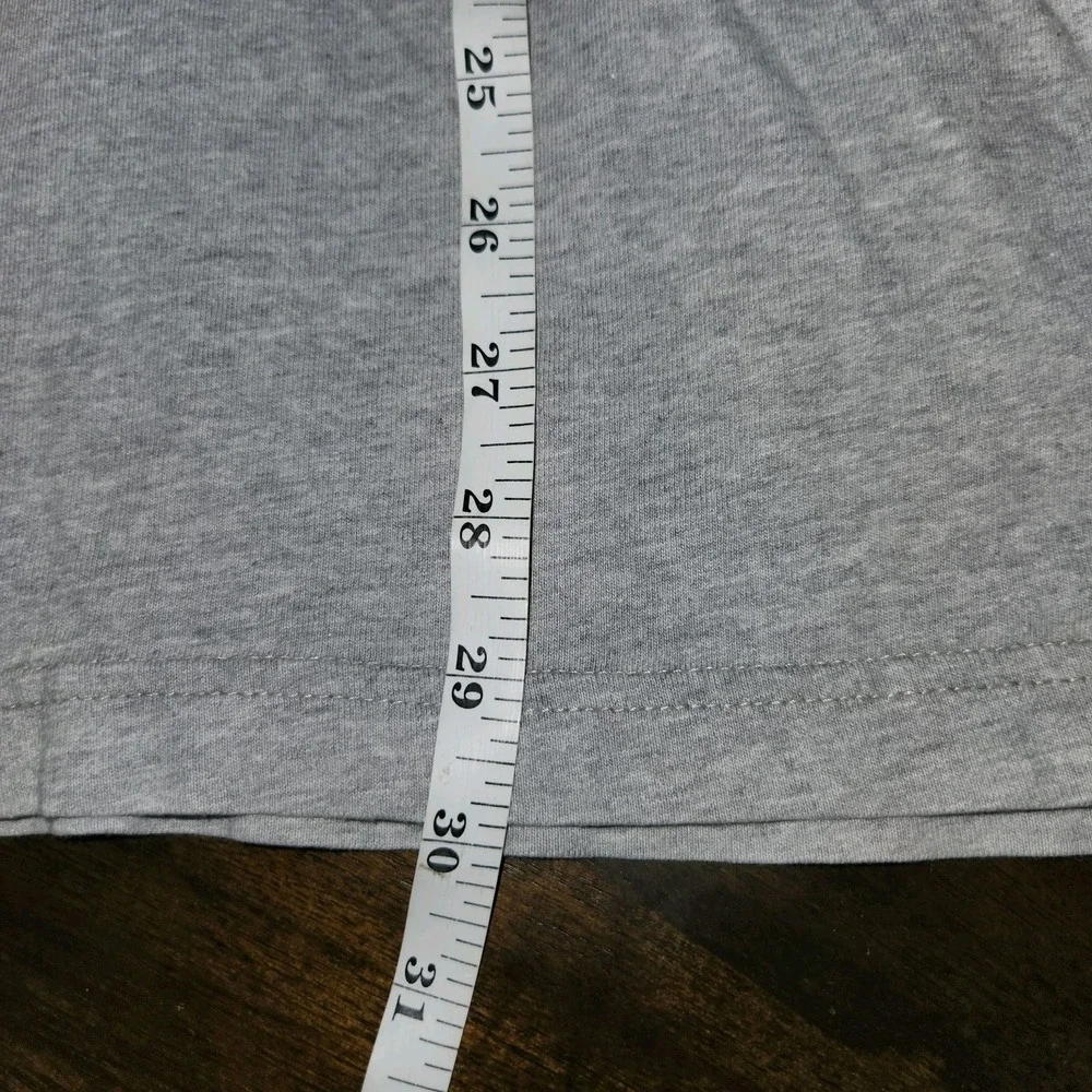 Tommy Hilfiger Gray Logo‎ Short Sleeve 90's Vintage Polo Zip Shirt Men's Size XL